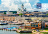 La ciudad de Helsinki en una imagen panorámica