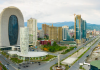 Panorámica de la ciudad de Baturmi, en Georgia.