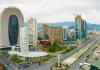 Panoramic view of the city of Batumi, in Georgia