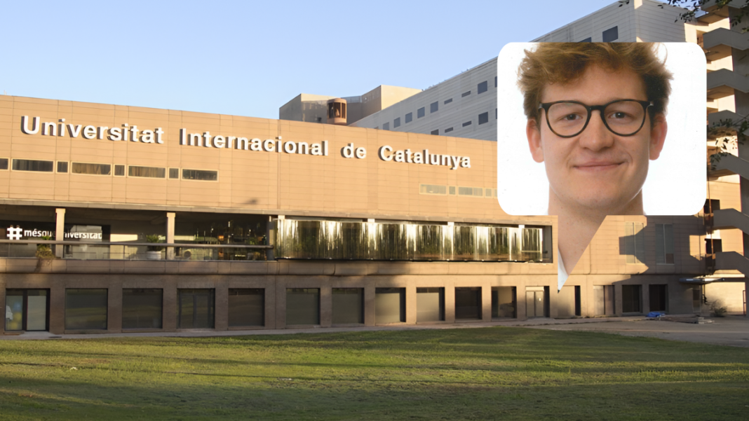 Fachada de la Universitat Internacional de Catalunya en la que se ha graduado en medicina el usuario de Practicum Script Luis Pintor.