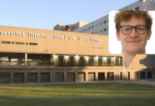 Fachada de la Universitat Internacional de Catalunya en la que se ha graduado en medicina el usuario de Practicum Script Luis Pintor.